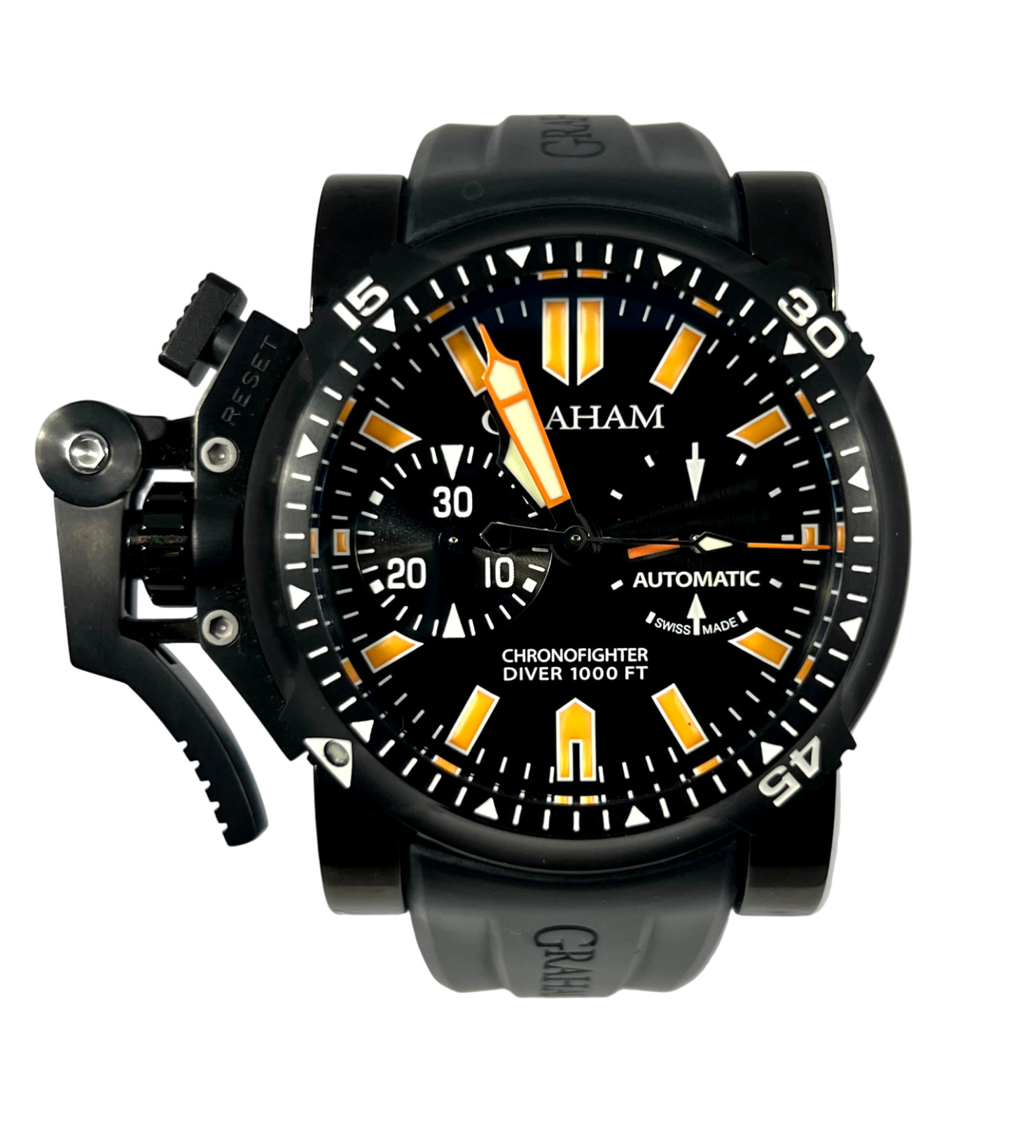 Graham Chronofighter Oversize Diver PVD 47 mm Steel Men’s Watch, 2OVEZ.B02B.K10B