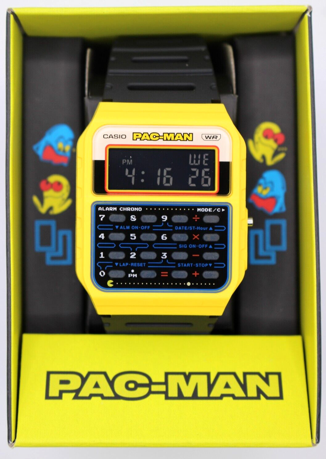 CASIO Classic PAC-MAN Collaboration Limited Watch CA-53WPC-1BJR Yellow 2024