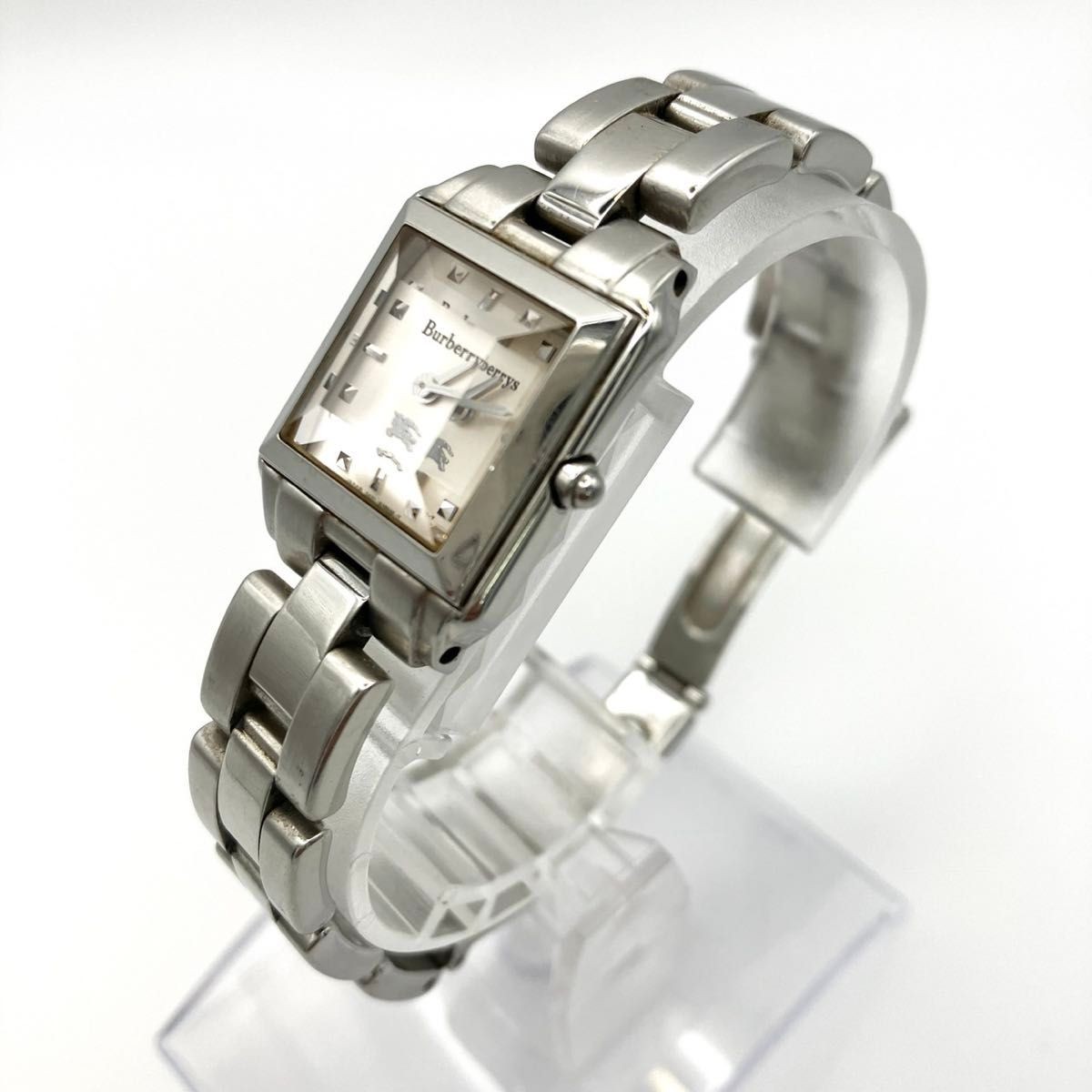 New Battery Replacement Working Burberry Vintage Watch Rectangular Cut Glass Sha