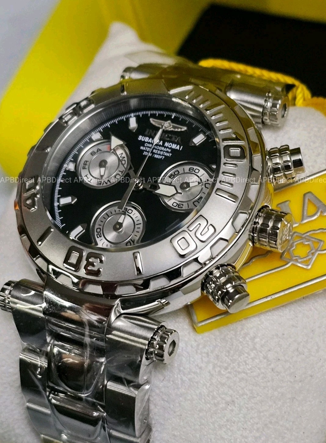 Invicta – Subaqua Noma I – Swiss Z60 Limited Edition #605 Silver BLK mens watch