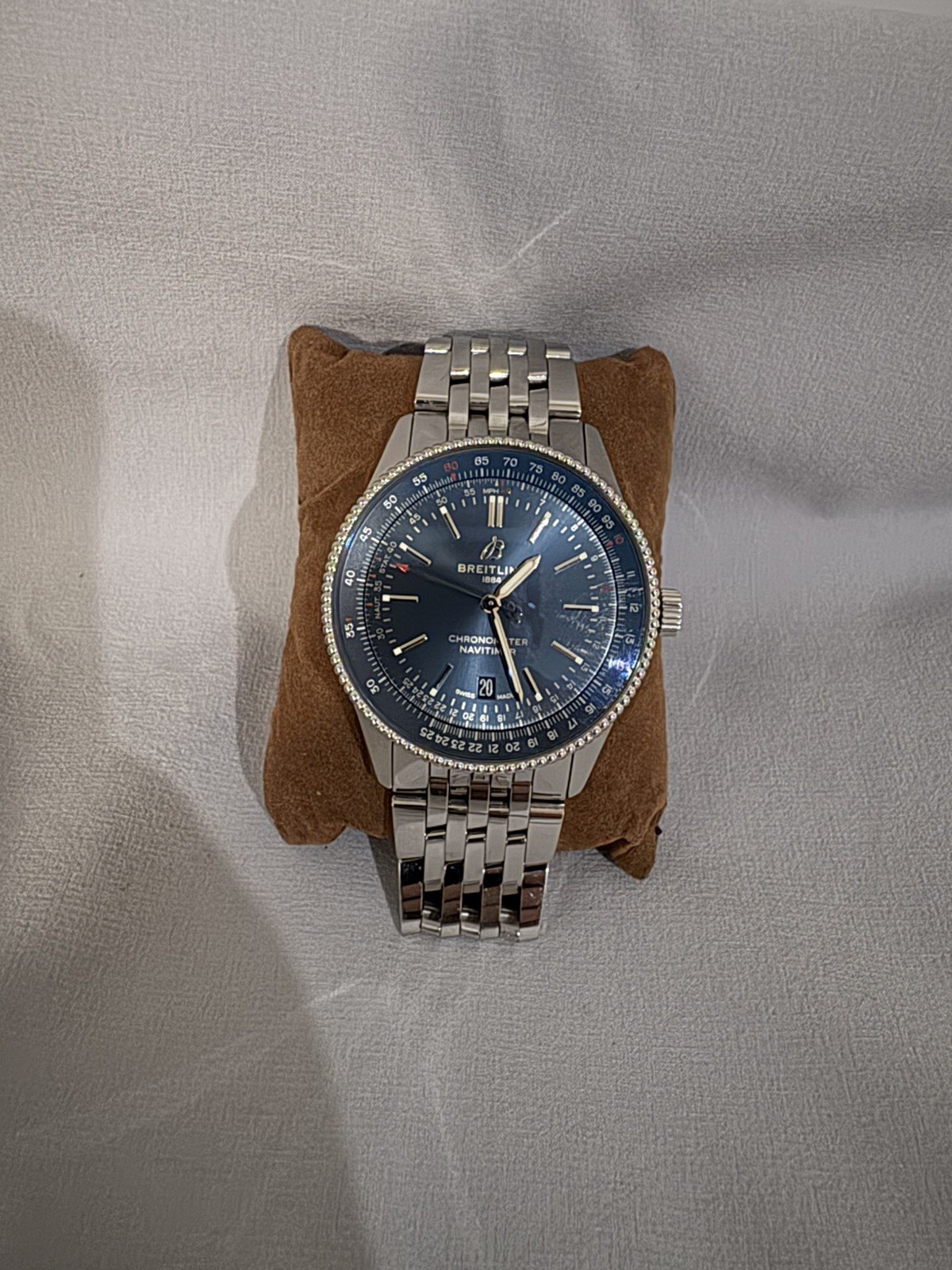 Breitling Navitimer 41 – Blue AB0139241C1A1 Box and Papers