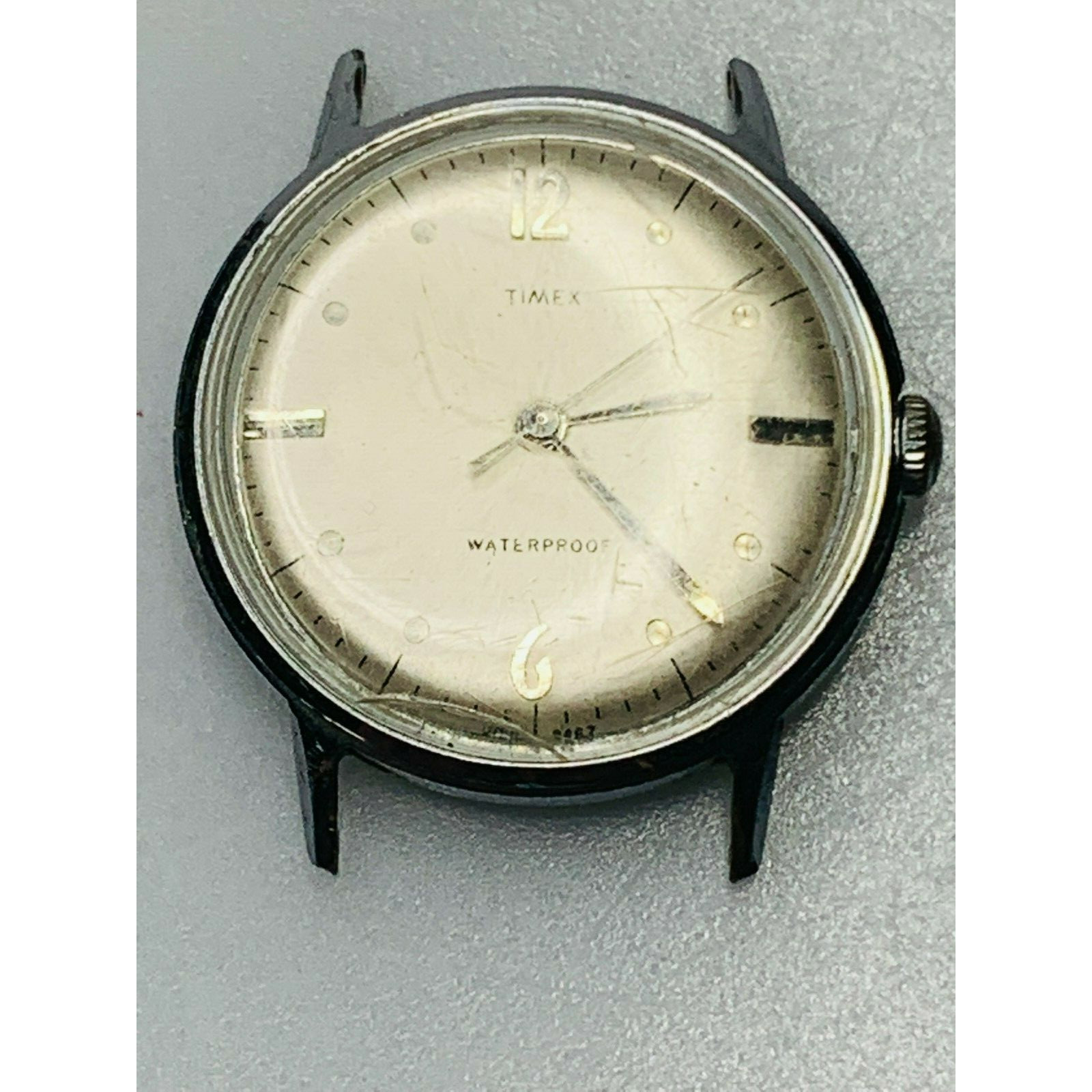 Men’s Vintage Timex Waterproof Dustproof Shock Resistant Watch, No Wristband
