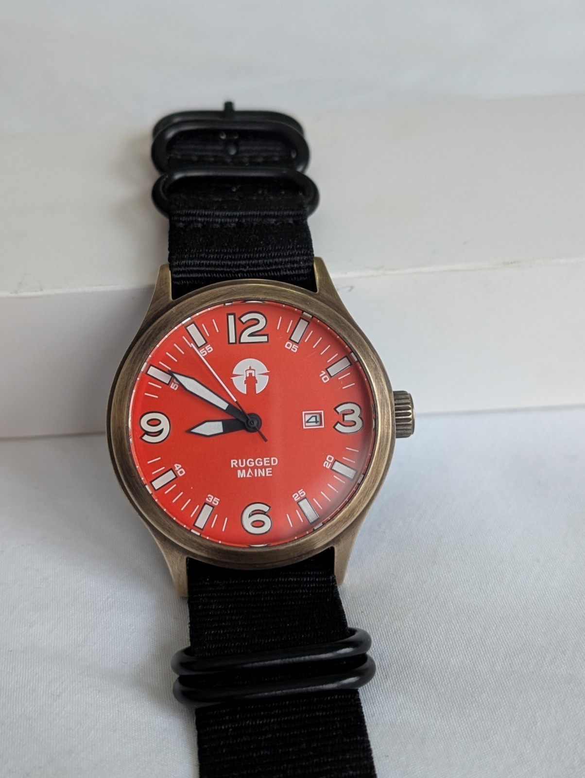 Solid brass, field, military watch, 44mm *PATINA WORK DONE* see description