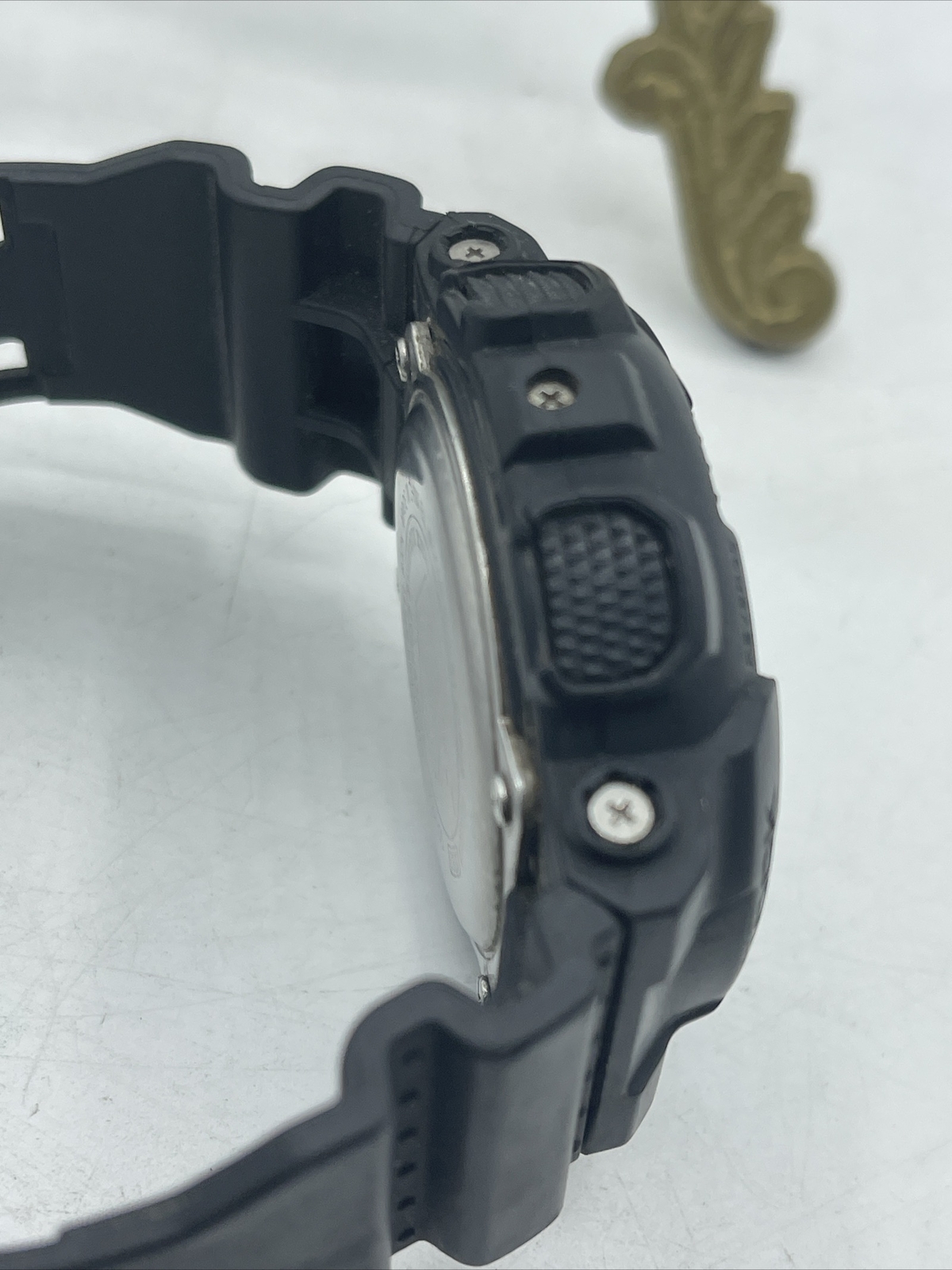 Casio GD100 Nato G-Shock World Timer Black Resin Digital Dial Dive Watch