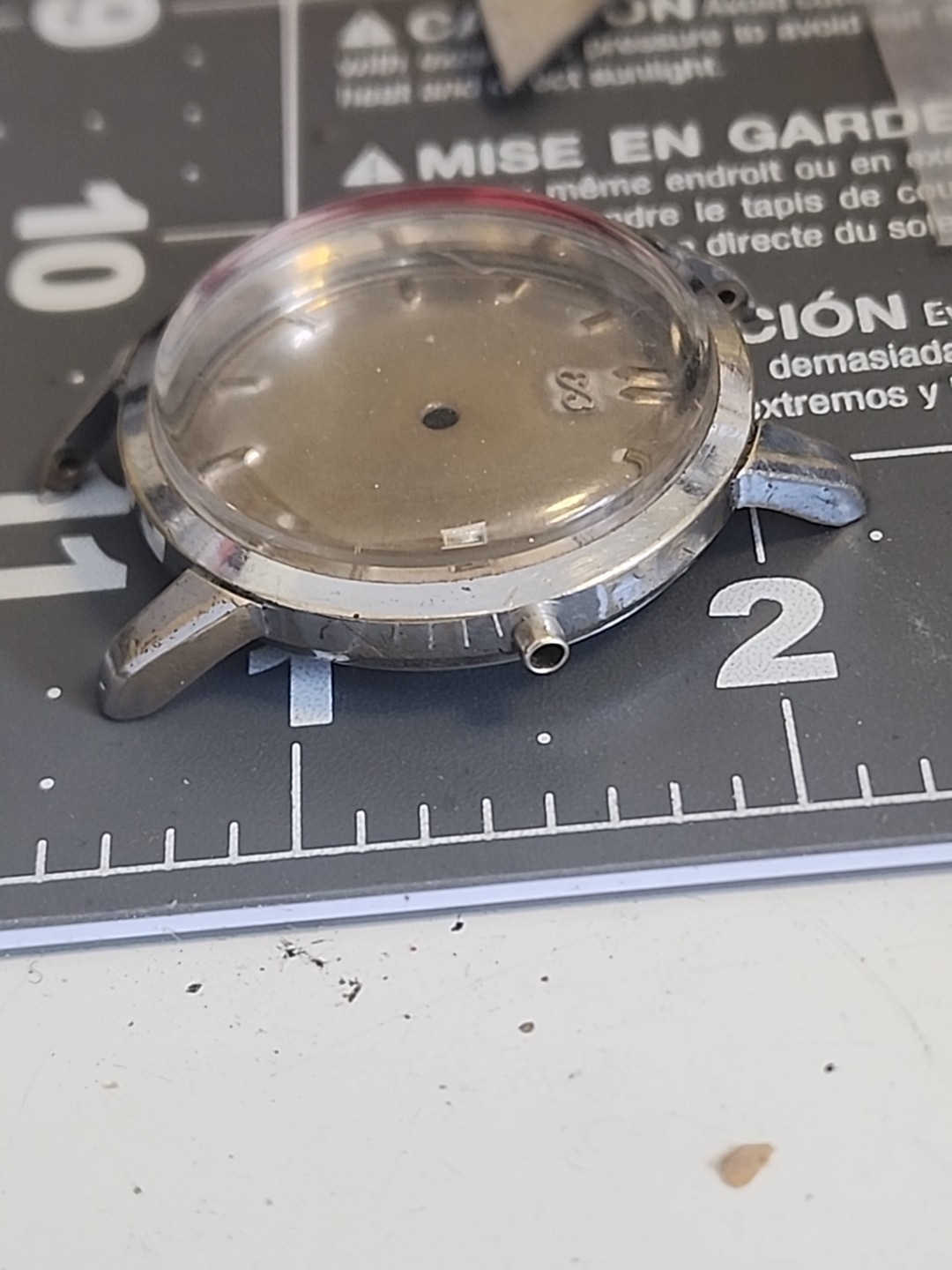 Ernest Borel Dial CASE Crystal And BACK 34.5mm PARTS