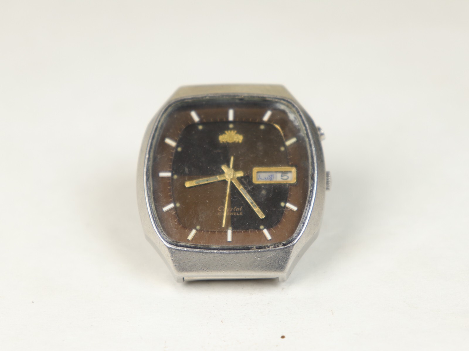 Orient Crystal Automatic G469792-4C CA Vintage Men Watch TV Case Mint Condition
