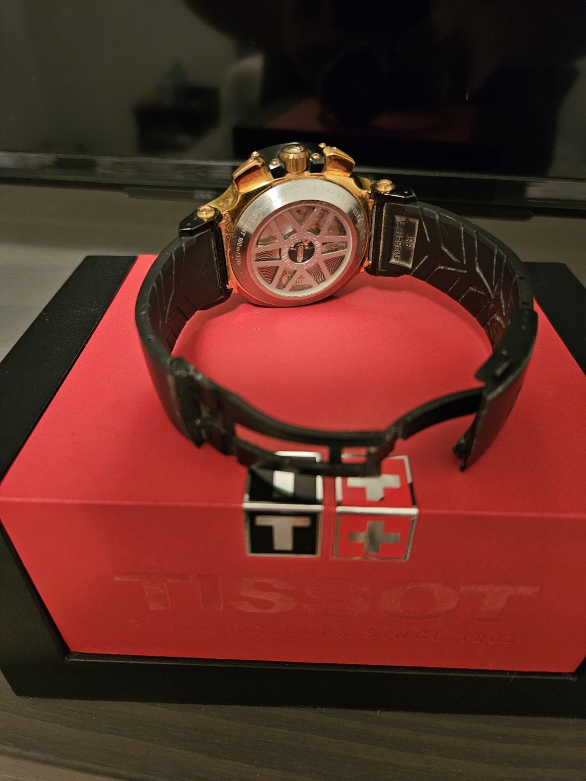Tissot T-Race Automatic Chronograph Tachymeter Date 45mm Black/Gold Box
