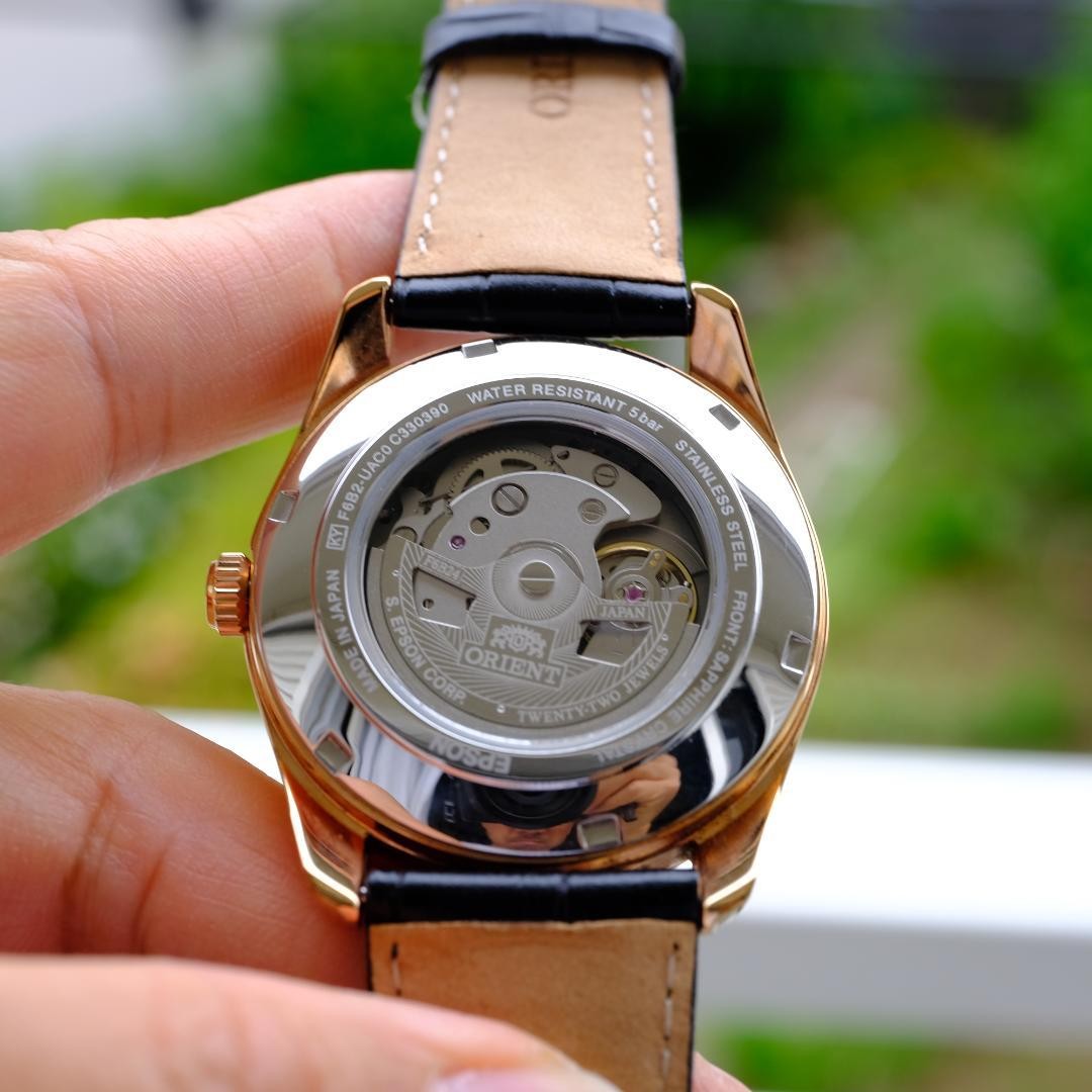Superb Condition ORIENT Sun Moon Automatic Gold