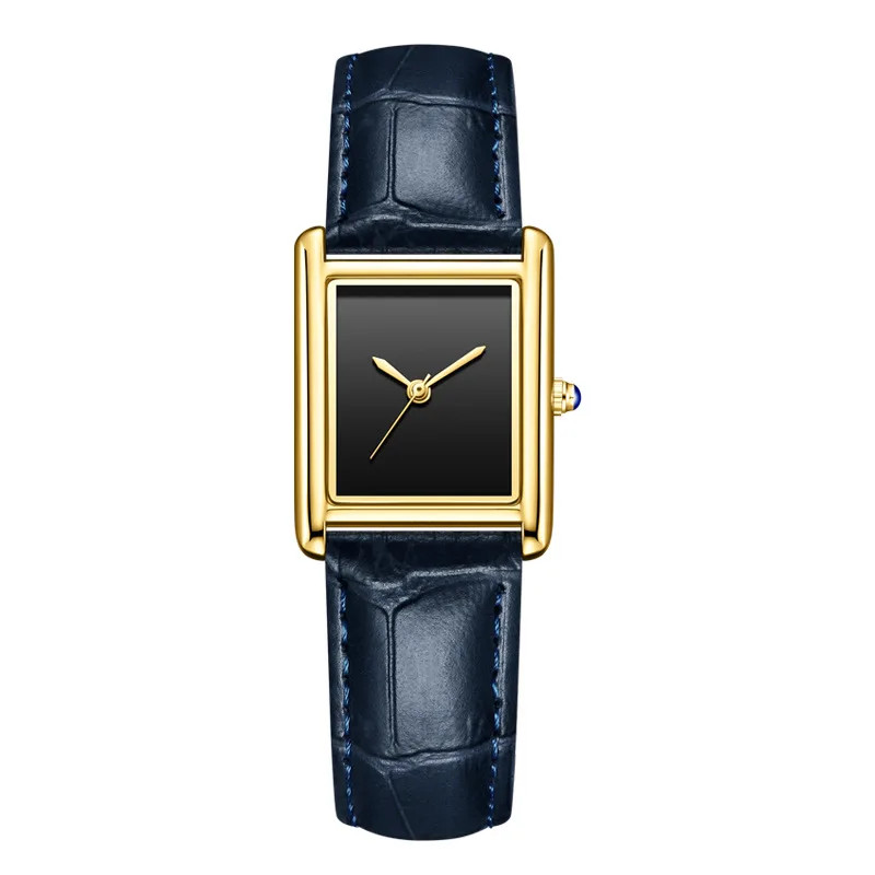 New Elegant Watches for Women and Men Fashion Leather Strap Waterproof Quartz