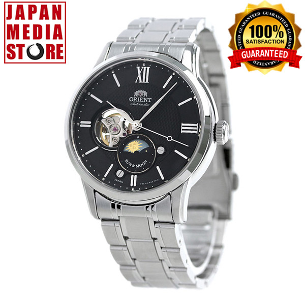 ORIENT STAR RN-AS0001B SUN & MOON 22 Jewels Automatic Mechanical Men Watch NEW