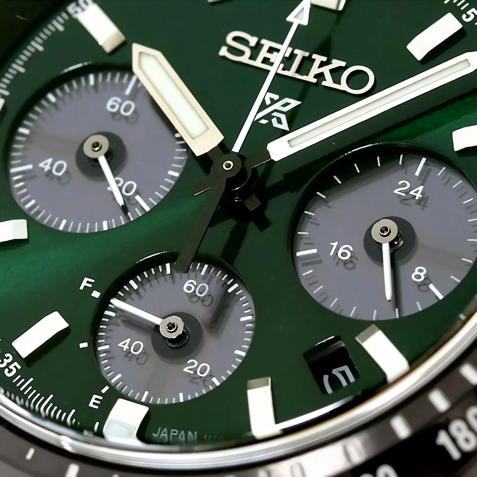 Seiko Prospex Speedtimer SSC933P1 Solar Chronograph Dark Green Dial Men’s Watch