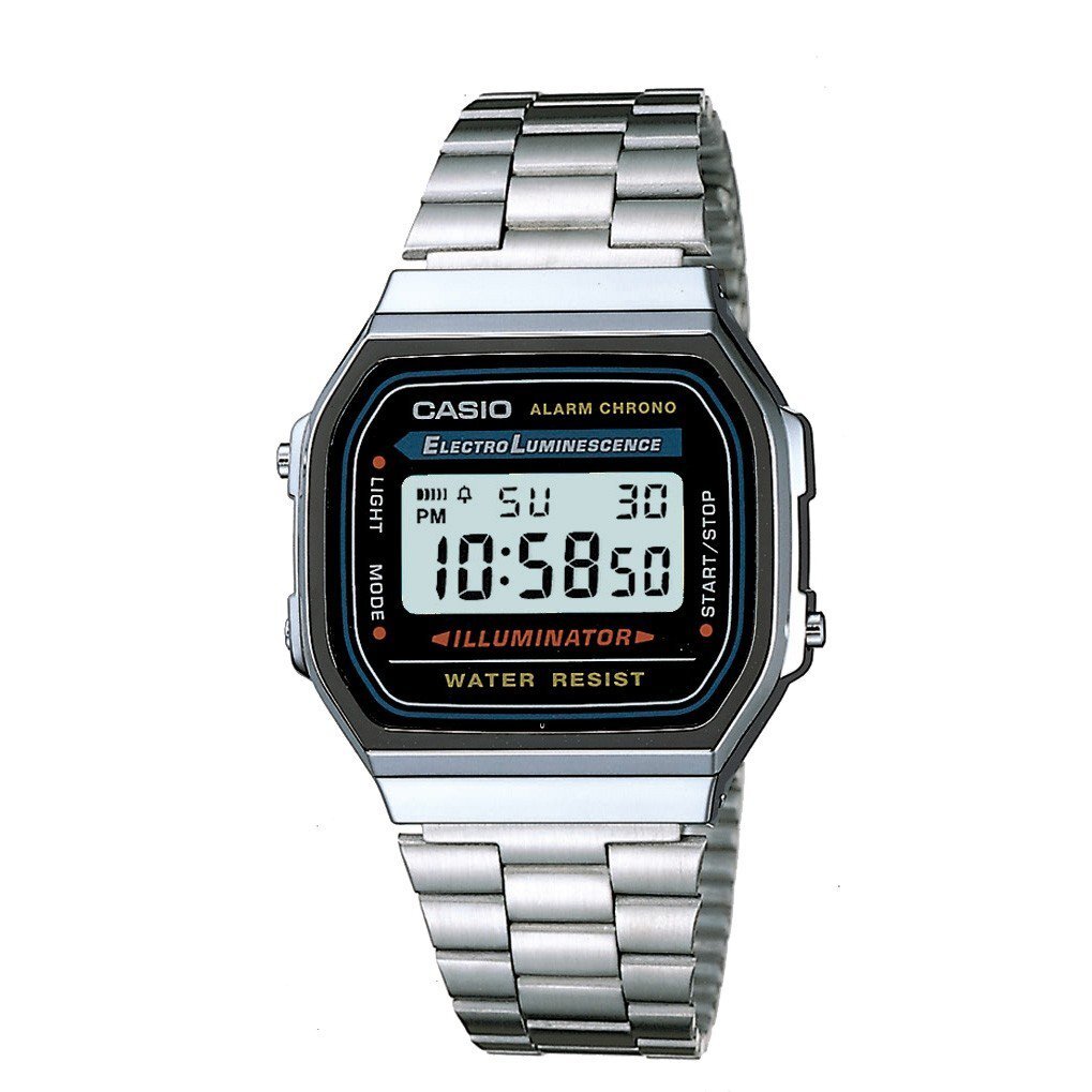 Casio Men’s Vintage A168WA-1 Electro Luminescence Watch