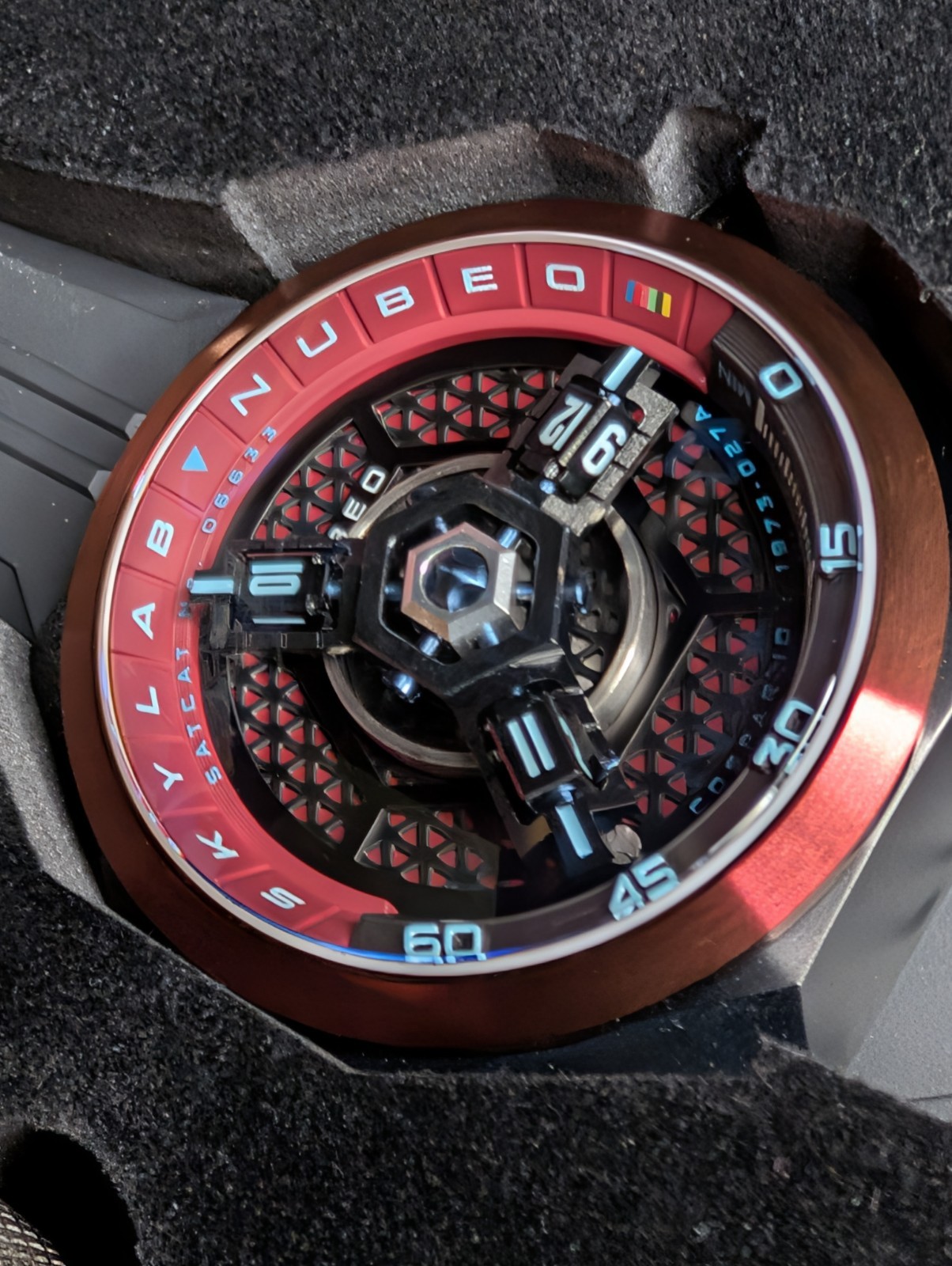 Limited Edition Skylab Nubeo 48mm Watch Auto-Rotating Satellite Hours 30/100
