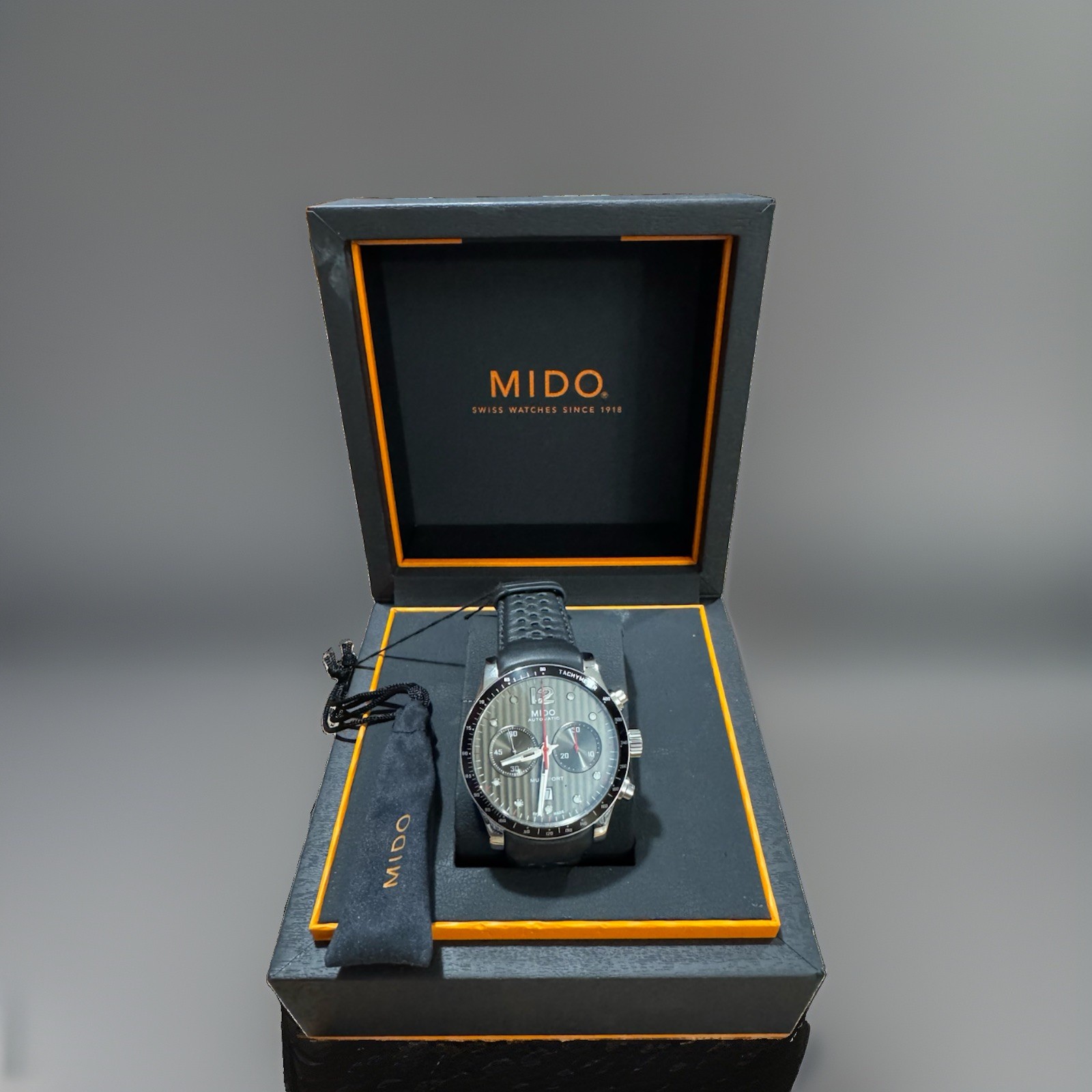 New Mido Multifort Chronograph – Unworn in Original Box PLEASE READ DESCRIPTION.