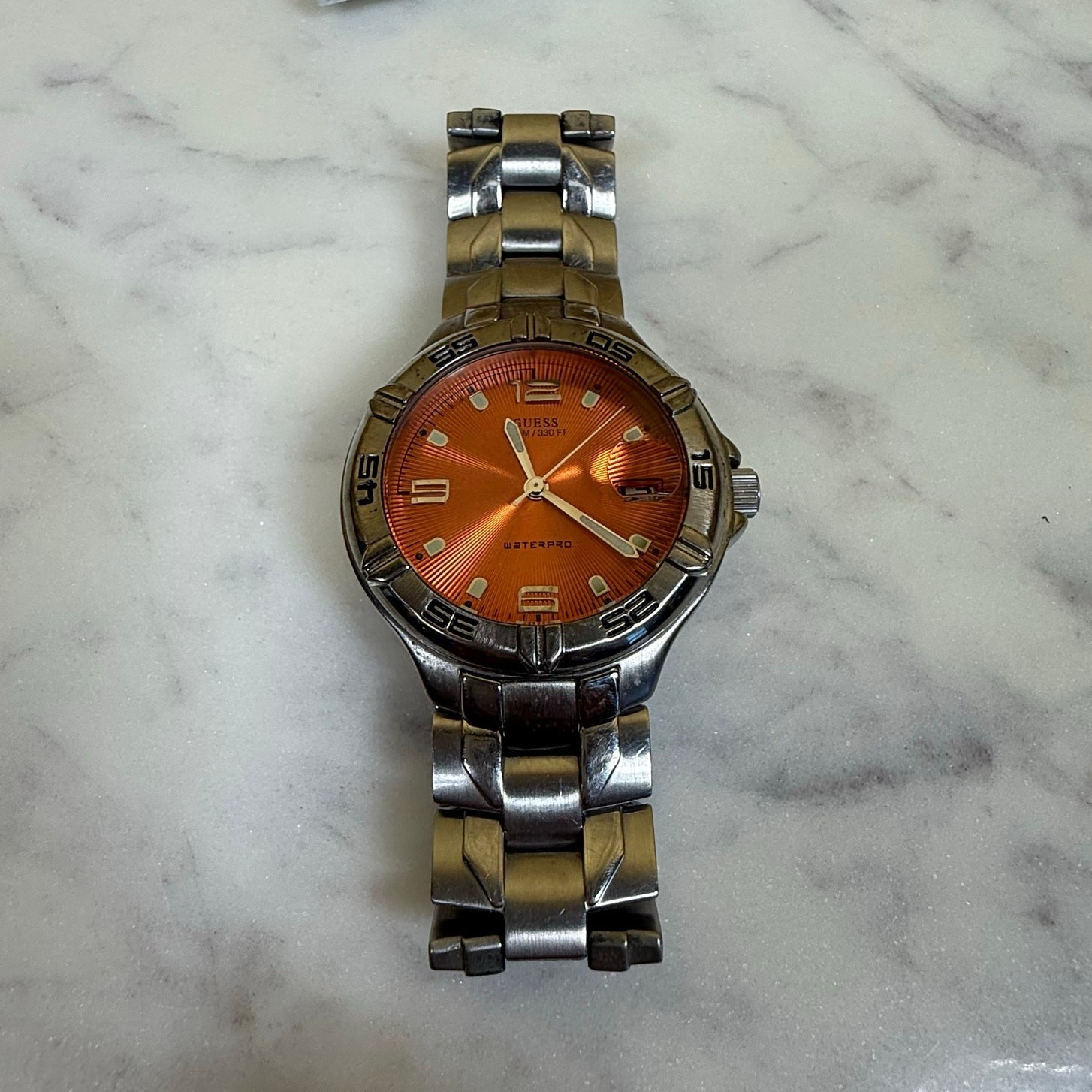 Guess Waterpro 100M/330FT Stainless Steel