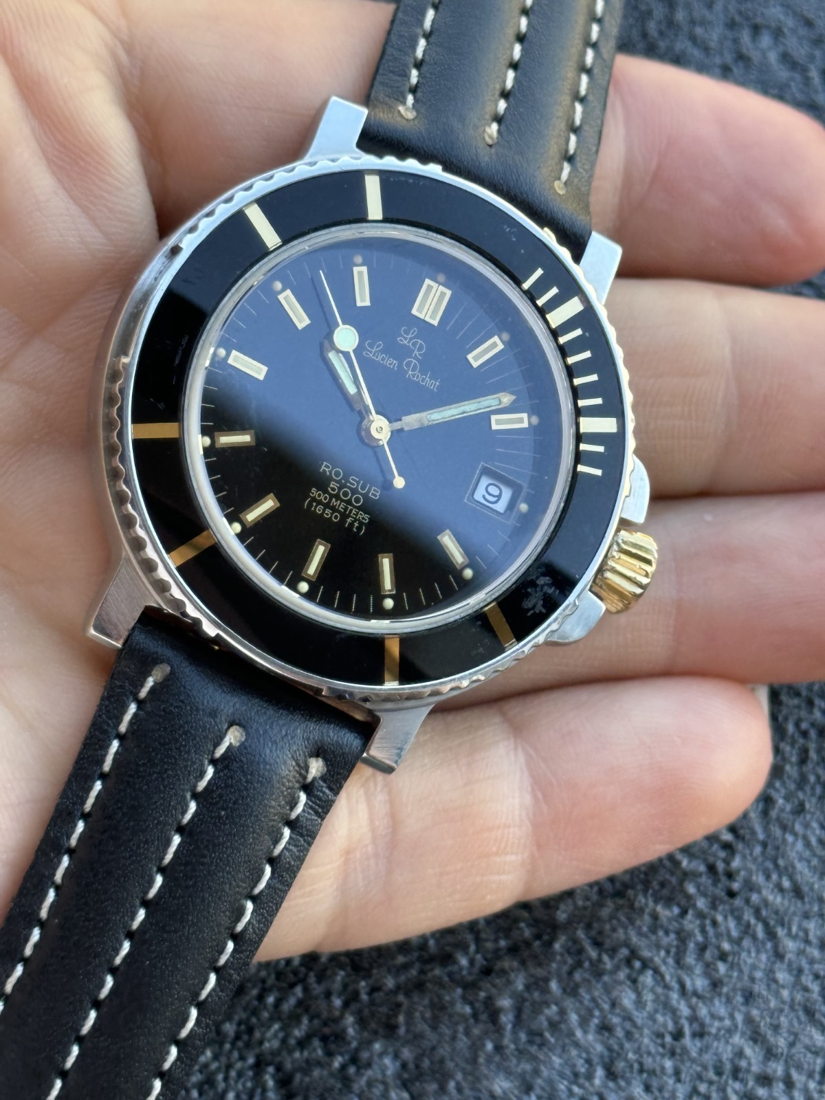 Lucien Rochat Ro.Sub Automatic Cal.1212 Mens 40mm Swiss Made Ref. 1243
