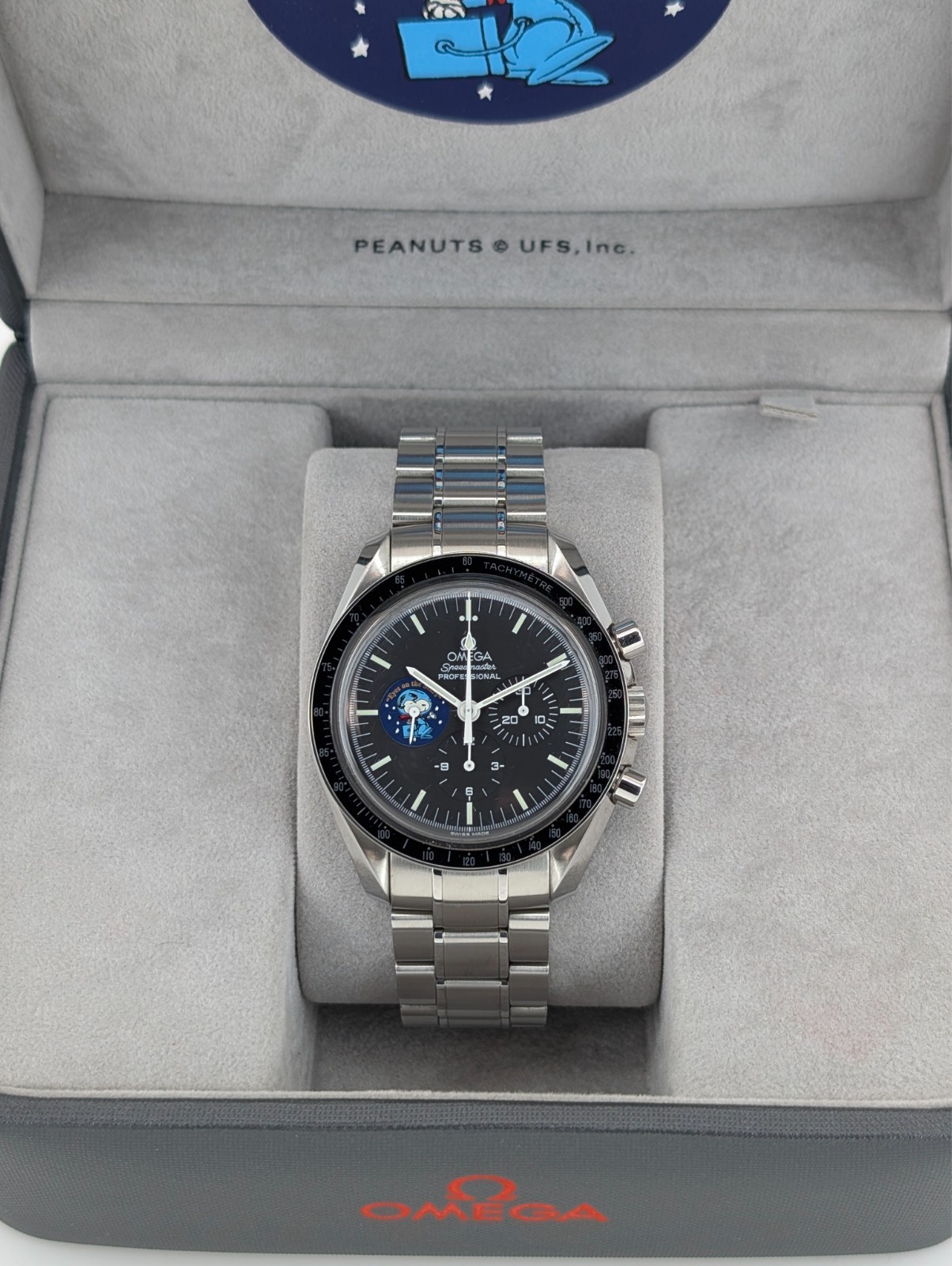 Omega Speedmaster Professional Moonwatch Snoopy 35785100 Full Set Ø42mm #3036