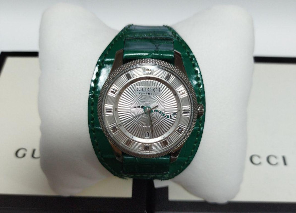 Unused Gucci Eryx Automatic Watch Green 40mm Stainless Steel YA126344 From Japan