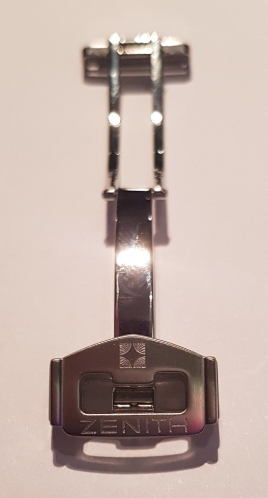 Zenith 18mm deployment clasp genuine Stainless Steel Unused