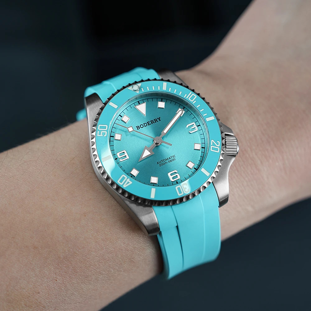 ADMIRAL Diver Titanium Watches Automatic No Date Ceramic Bezel 200M Waterproof
