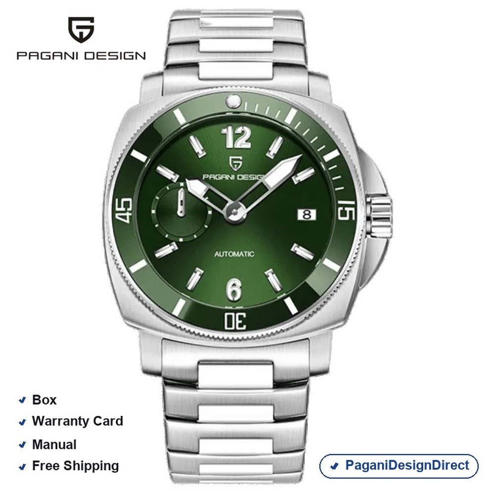Pagani Design PD-1820 Green Stainless Steel Automatic Men’s Watch
