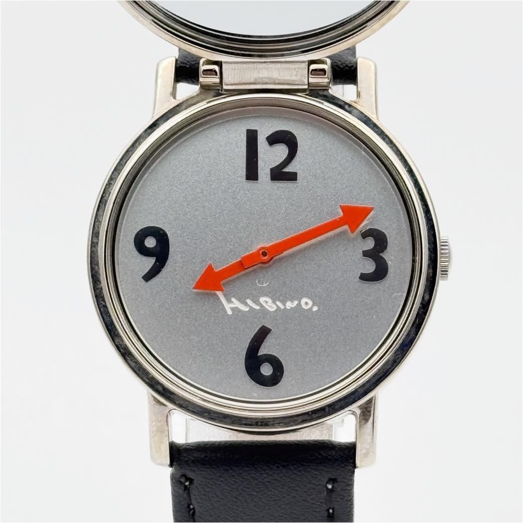 Agnes b HIBINO Katsuhiko Hibino PARCO Limited Gray Dial Watch Japan In hand