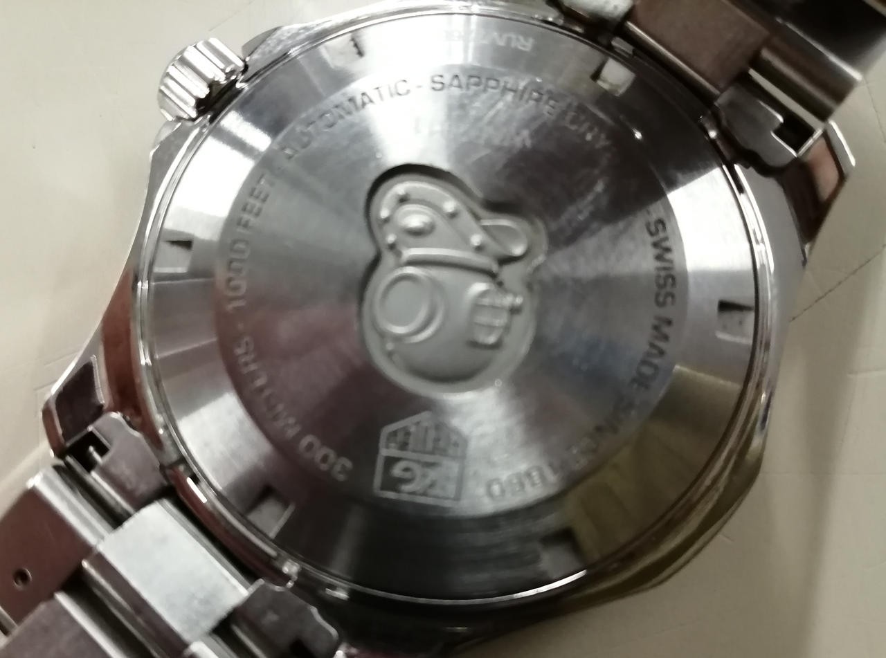 Tag Heuer Wap2011 Automatic Watch 30ATM 300m Water Resistant Used
