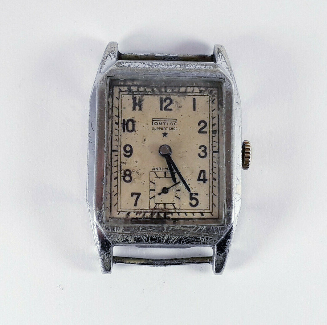 RARE MEN’S PONTIAC SUPPORT-CHOC VINTAGE MEGHANICAL