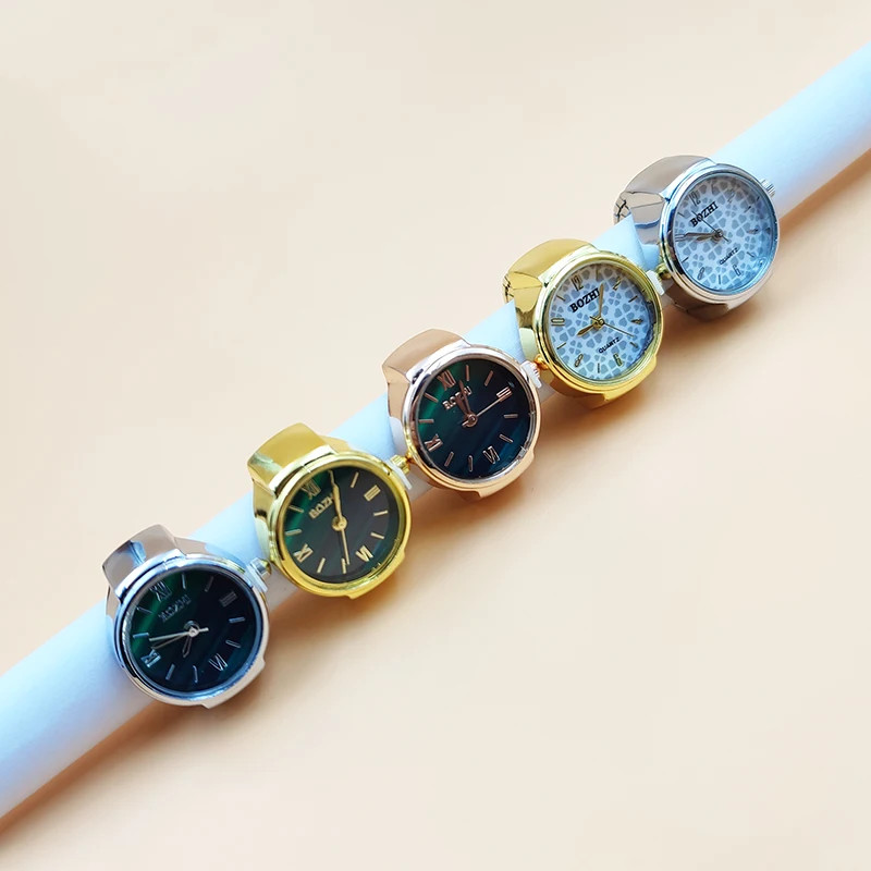 Hot Selling Finger Watch Ring Creative Movement Fashion Accessories Vintage Allo