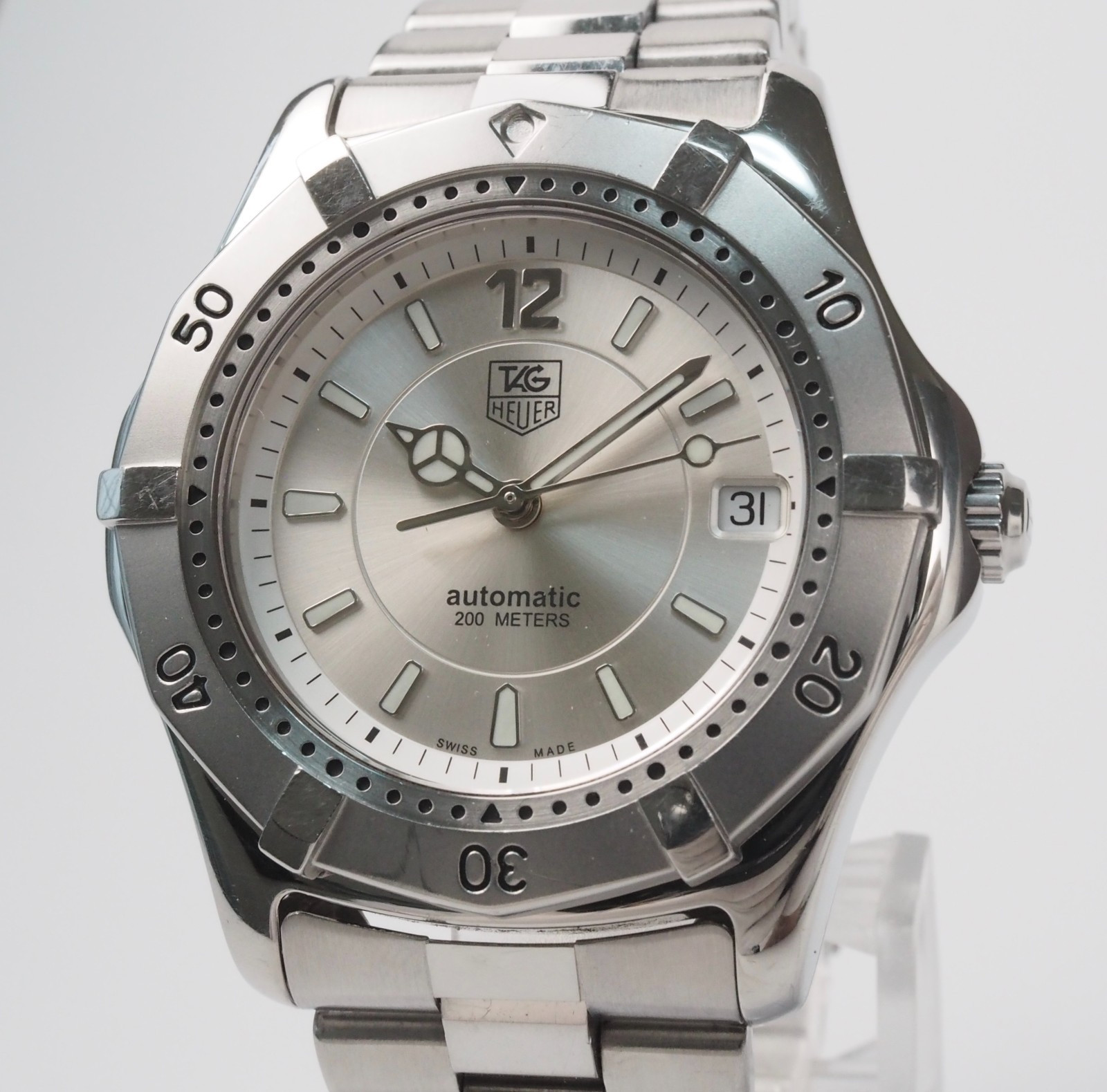 TAG Heuer 2000 WK2116-1 Automatic Silver Dial Professional 200m Men’s