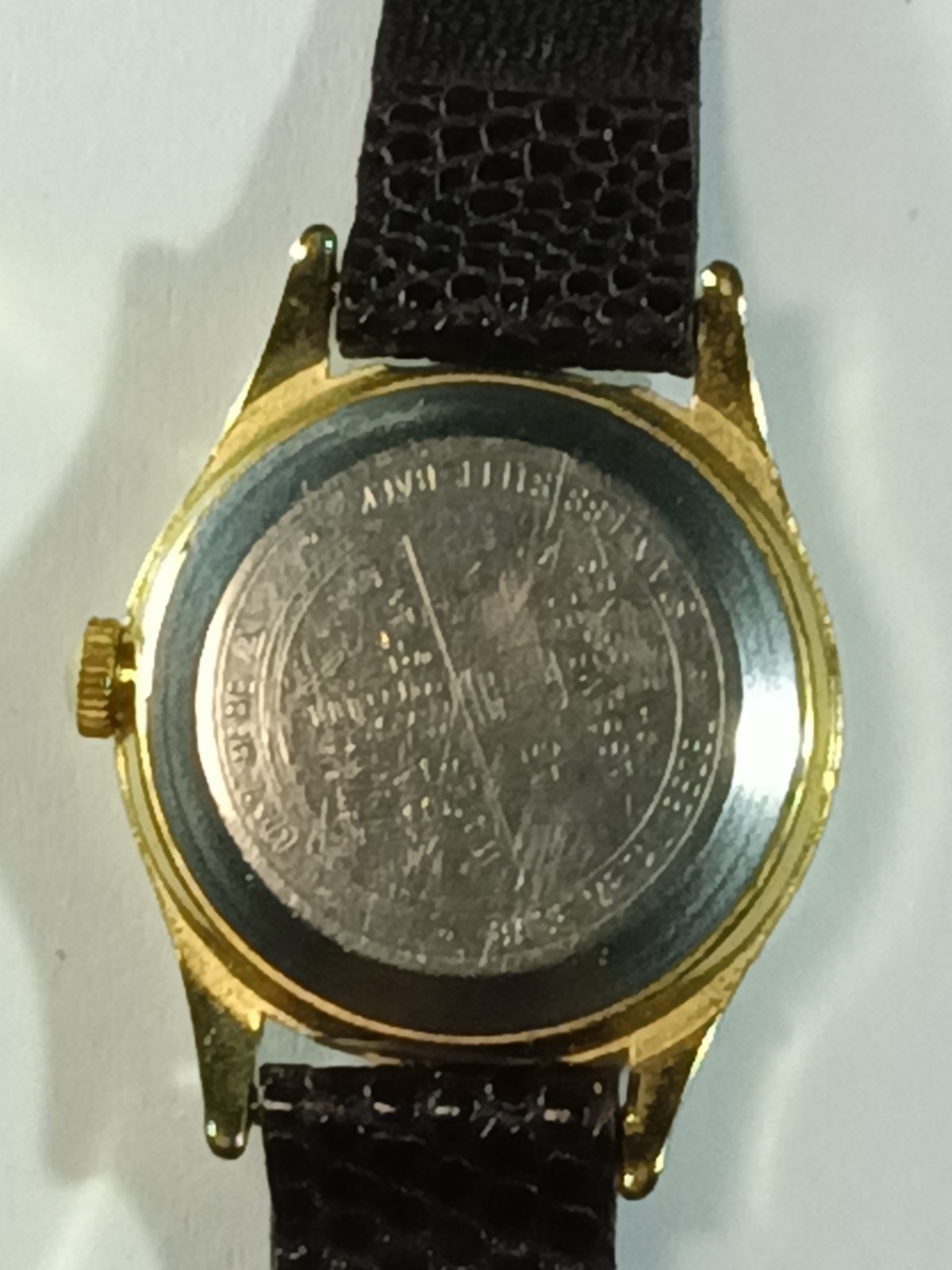 Classic Timex Quartz Analog Watch with a Gold-Tone Round Case