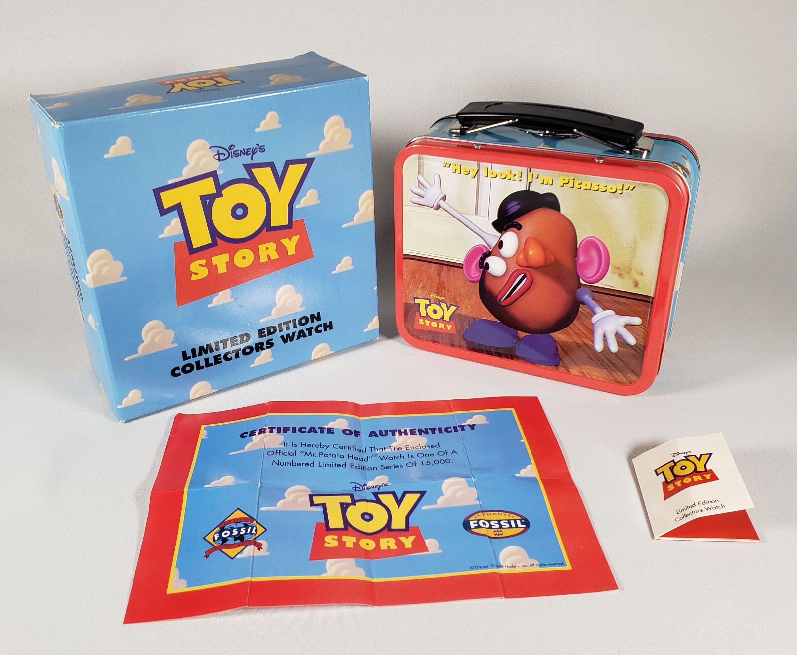 Toy Story Mr. Potato Head Fossil L.E. Character Watch in Miniature Lunchbox