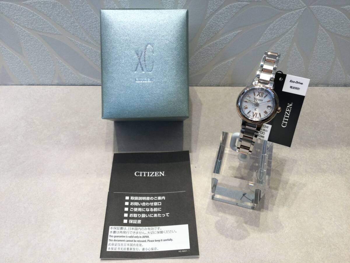 New CITIZEN XC Cross Sea Ladies’ Watch Sakura Pink ES9434 53W Radio Solar