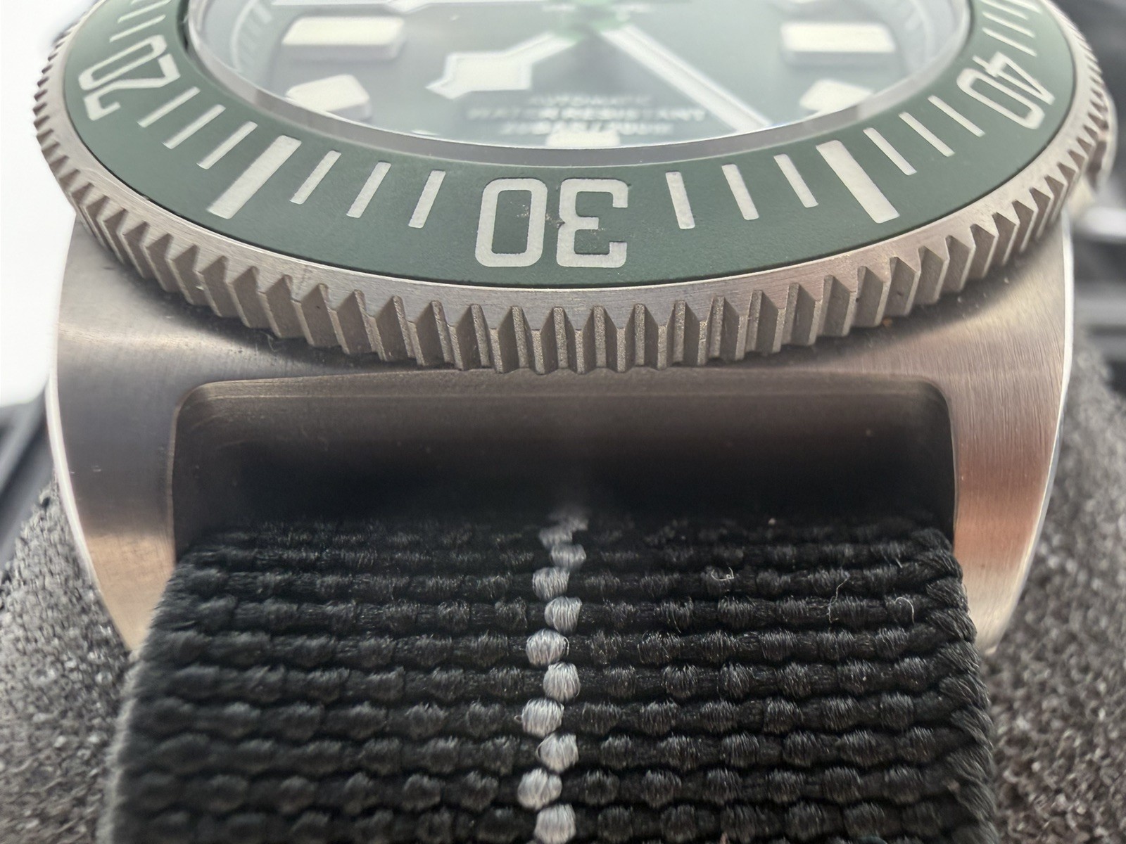 Tactical Frog Titanium NH35A Mechanical Watch Green Bezel Green Dial Fixed Lugs