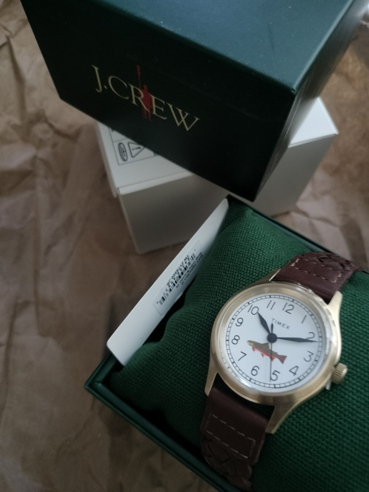 Timex® x J.Crew MK1 36mm Leather Strap Military Field Watch Limited Edition