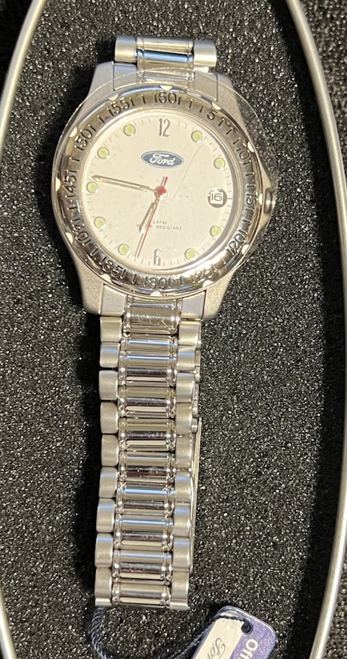 Ford Motor Company Licensed Wristwatch Men’s F115M T3 New Battery