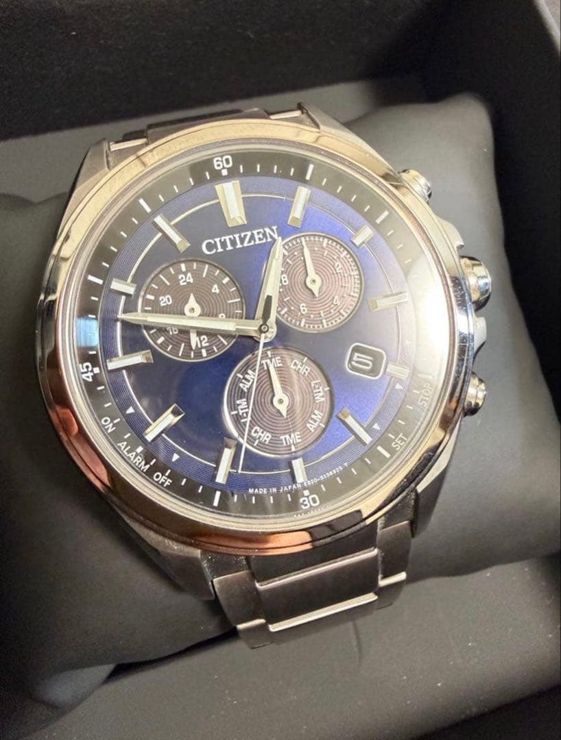 CITIZEN Eco-Drive ATTESA Men’s Watch 40mm Wrist 16-17cm From Japan