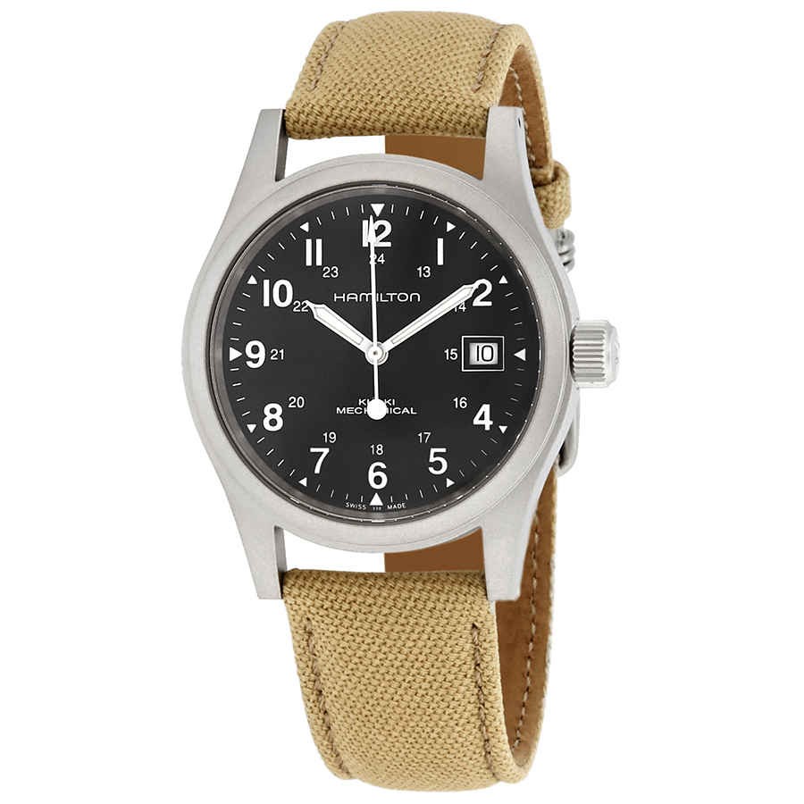 Hamilton Khaki Field Hand Wind Black Dial Men’s Watch H69439933