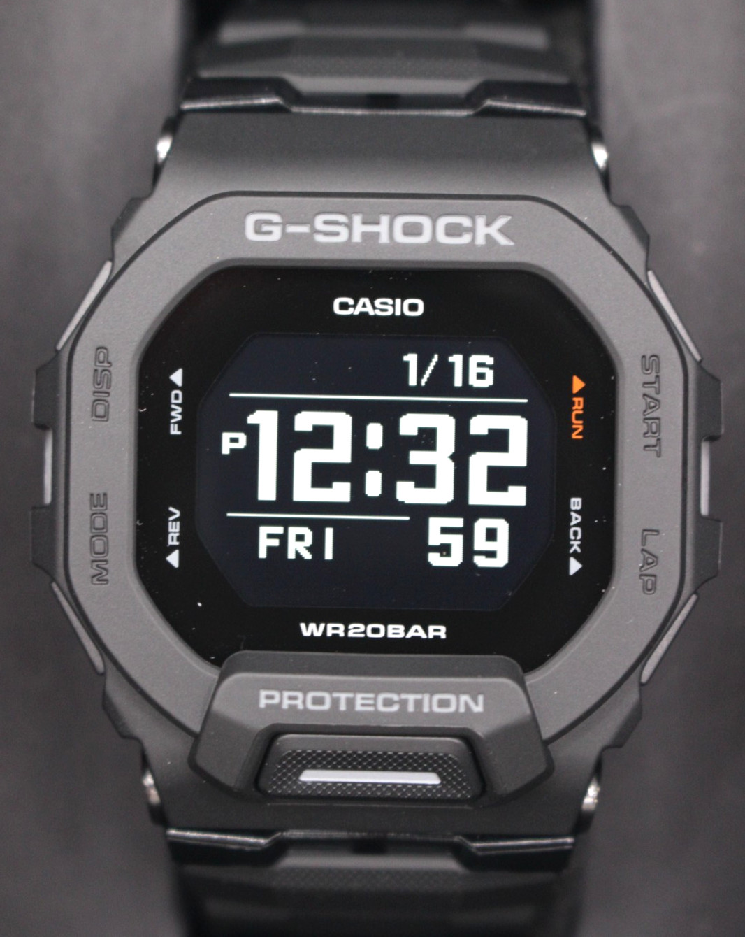 CASIO G-SHOCK GBD-200-1JF Bluetooth Step Counter MIP LCD Sports Watch 48.4 mm