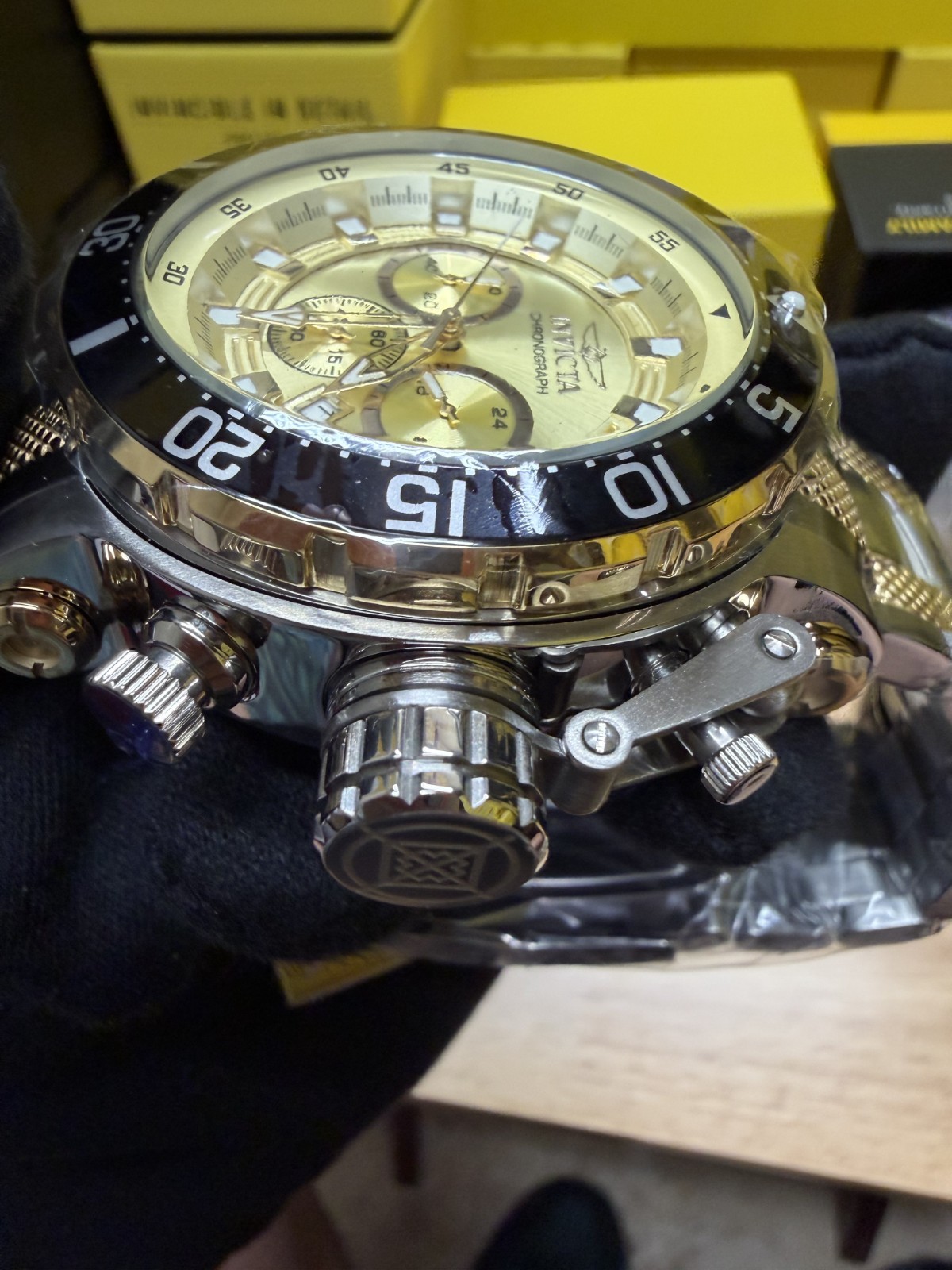 Invicta Coalition Forces Night Hawk – Model 49224 | Two-Tone Gold/Steel with Gol