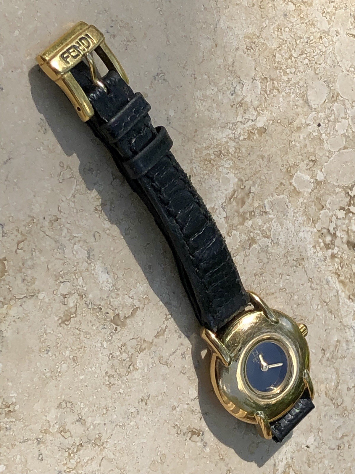 ✨🛍️ AUTHENTIC Vintage FENDI 18K GOLD PLATED Designer Watch 400L ESTATE JEWELRY