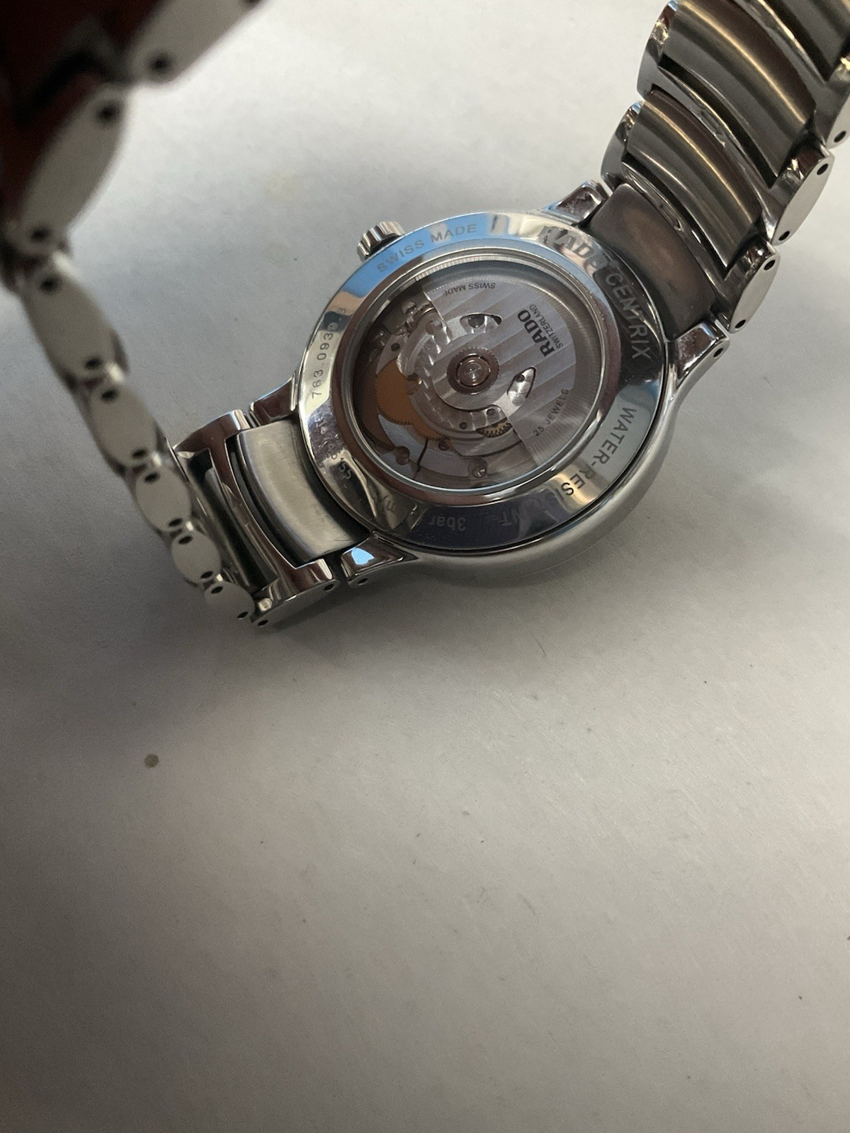 RADO Centrix Double Diamond Accent Automatic Watch Black dial READ