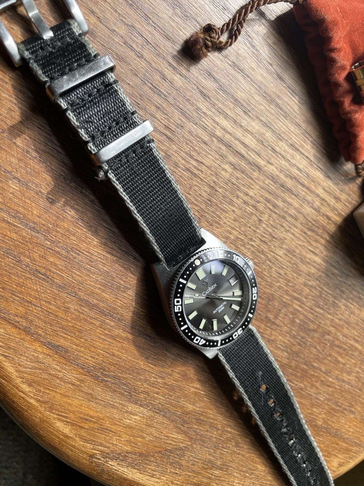 Cadisen C8207 Men Automatic Divers Watch 38MM 62 mas Homage