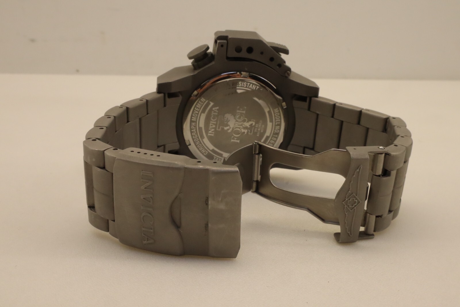 Invicta 18698 I-Force Bomber Chronograph Watch Gunmetal 50mm #162