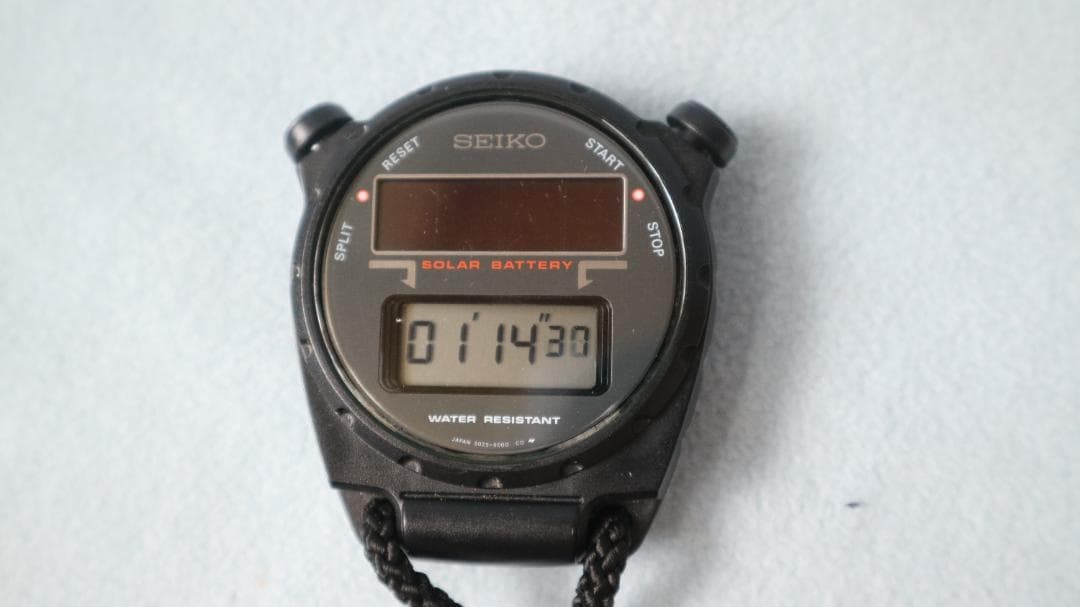 SEIKO Solar Stopwatch S025-6000