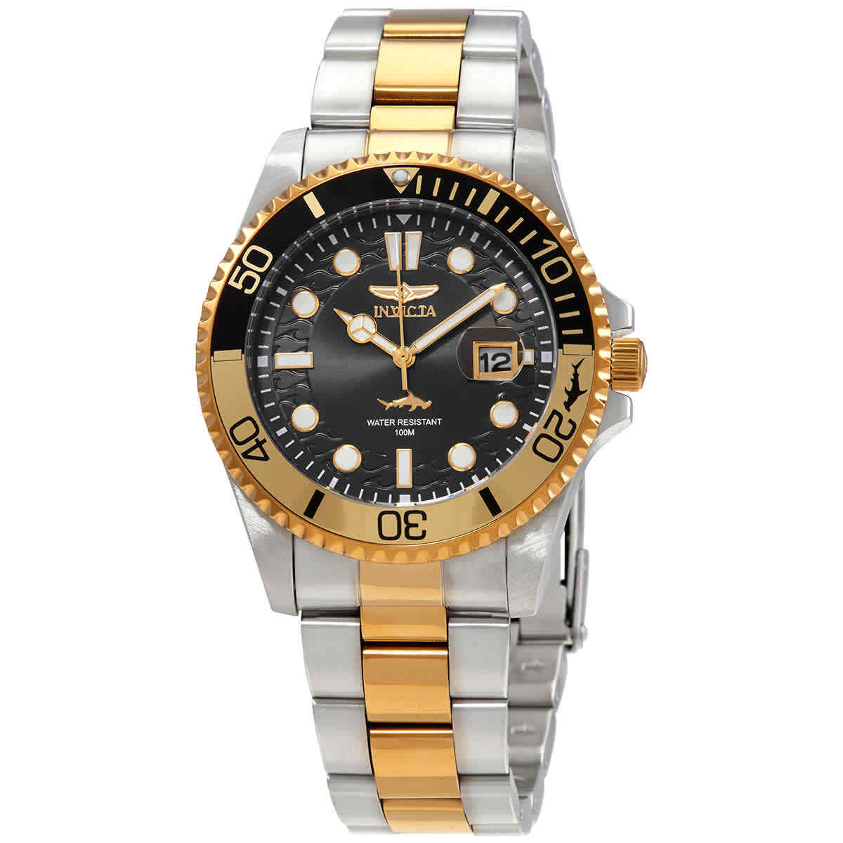 Invicta Pro Diver Quartz Black Dial Two-tone Men’s Watch 30944