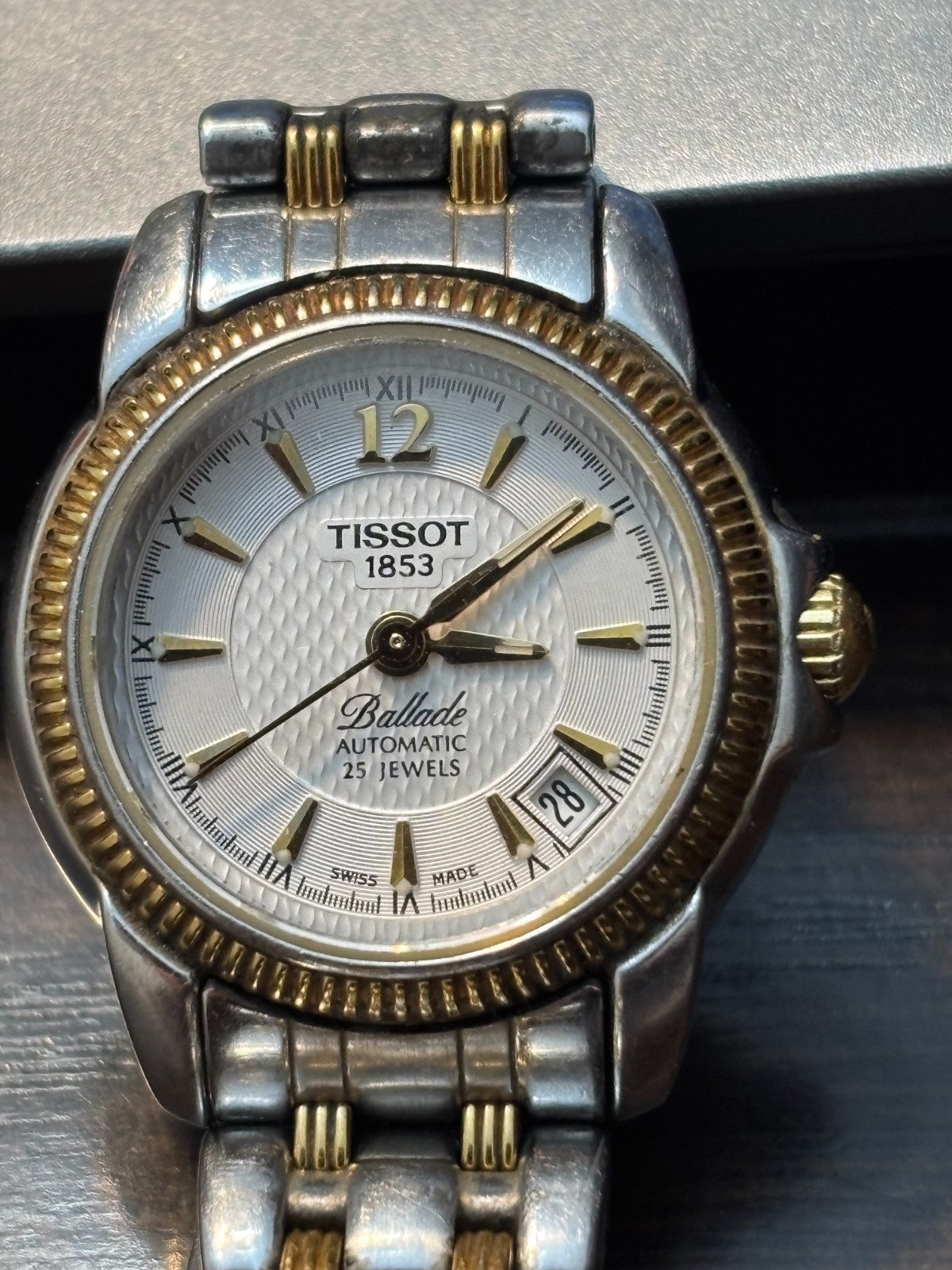Tissot Ballade Automatic 25 Jewels Date Swiss Made Ladies Watch