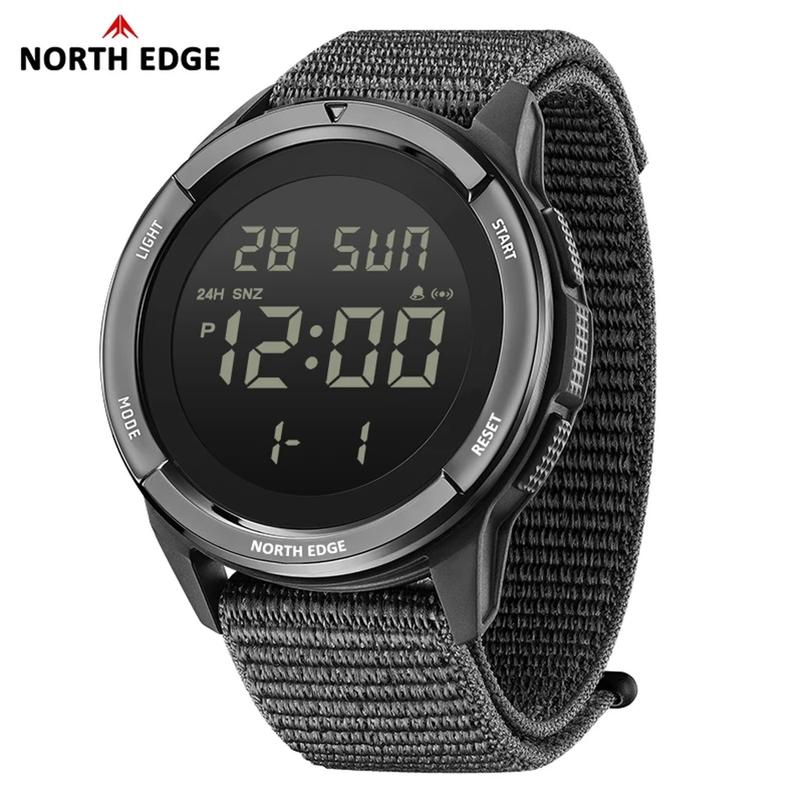 Men’s Digital Watch NORTH EDGE TERRAX Outdoor Sports Swimming Waterproof 50M