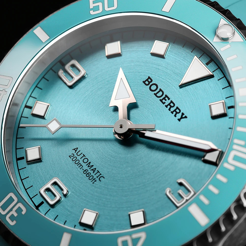 ADMIRAL Diver Titanium Watches Automatic No Date Ceramic Bezel 200M Waterproof