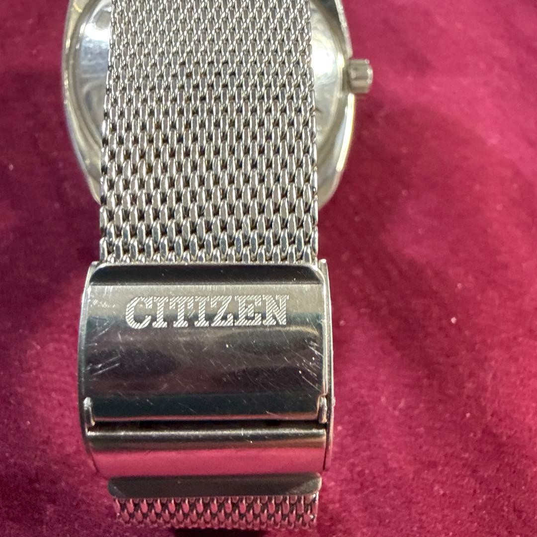 Citizen Leopard Automatic Wristwatch Oval Case Gray Dial Used Tested From Japan